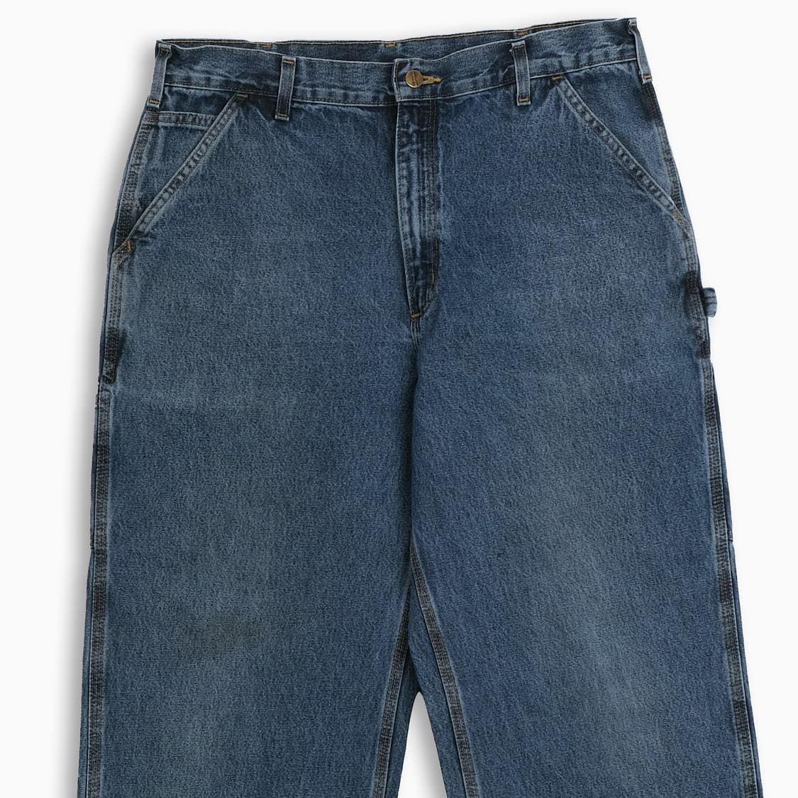 빈티지 칼하트 싱글니 진청 카고 청바지 35 인치 CH0133601 상품이미지4