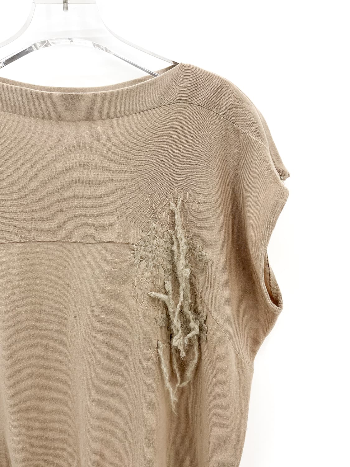 빈티지 자수 슬릿 숄더 코튼 슬리브 상품이미지6