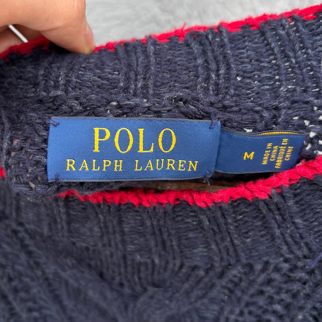 Polo Ralph Lauren Logo Patch Cable Knit 상품이미지8