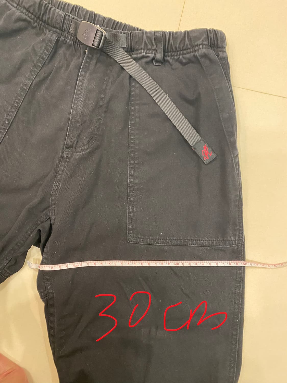 (아시아L) 그라미치 루즈 테이퍼드 팬츠 블랙 상품이미지3