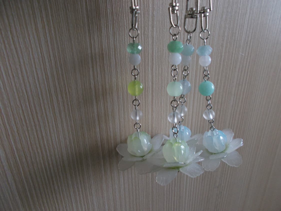 Dreamy Flower Keyring 안개빛 연꽃 키링 상품이미지3