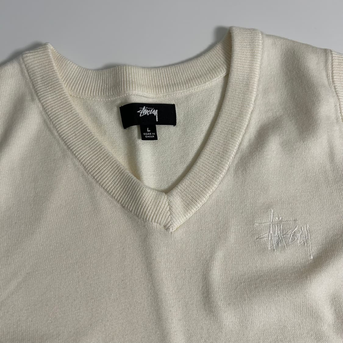 L 스투시 berenice vest 니트 조끼 상품이미지5