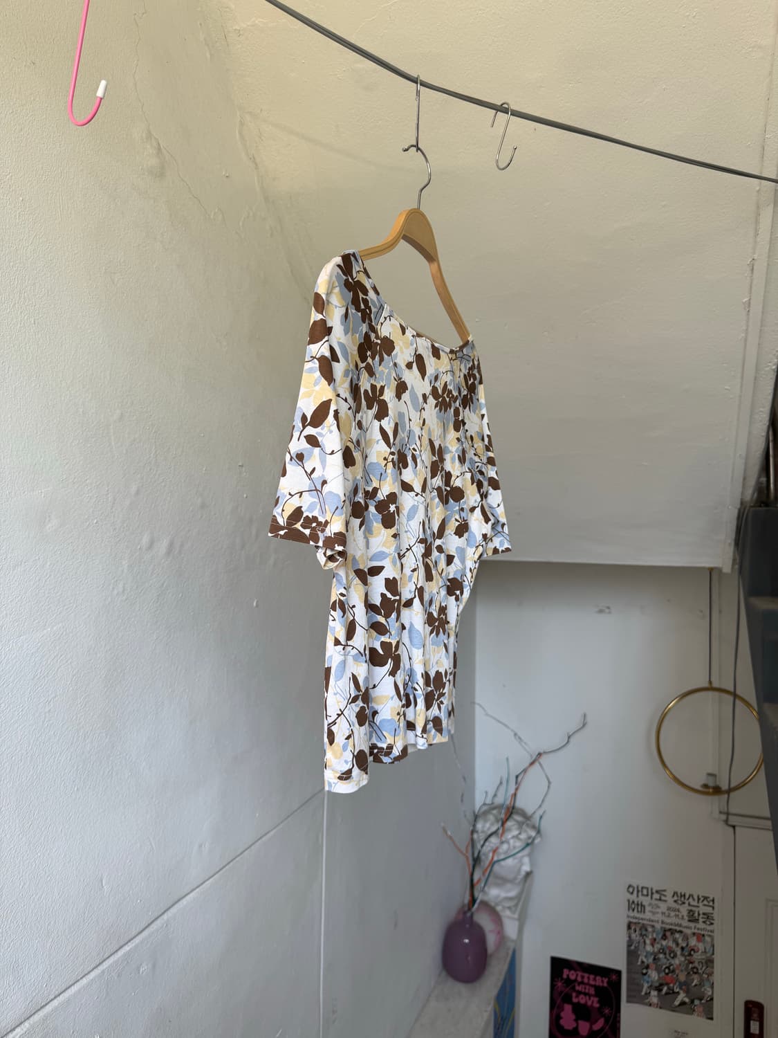 모리. 하구미 무드 에스닉 패턴탑 상품이미지7