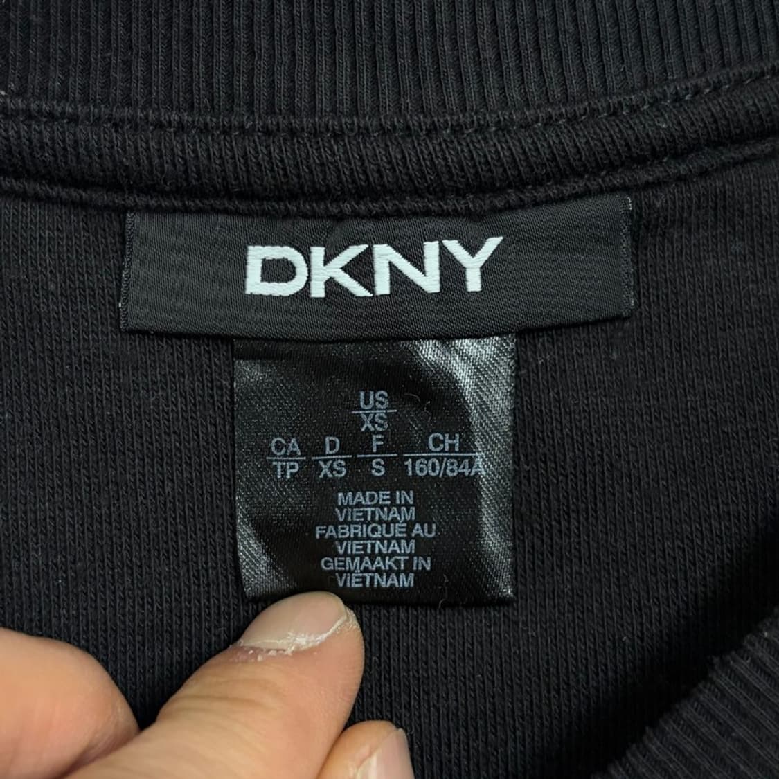 dkny 스팽글 로고 맨투맨 v4378 상품이미지5