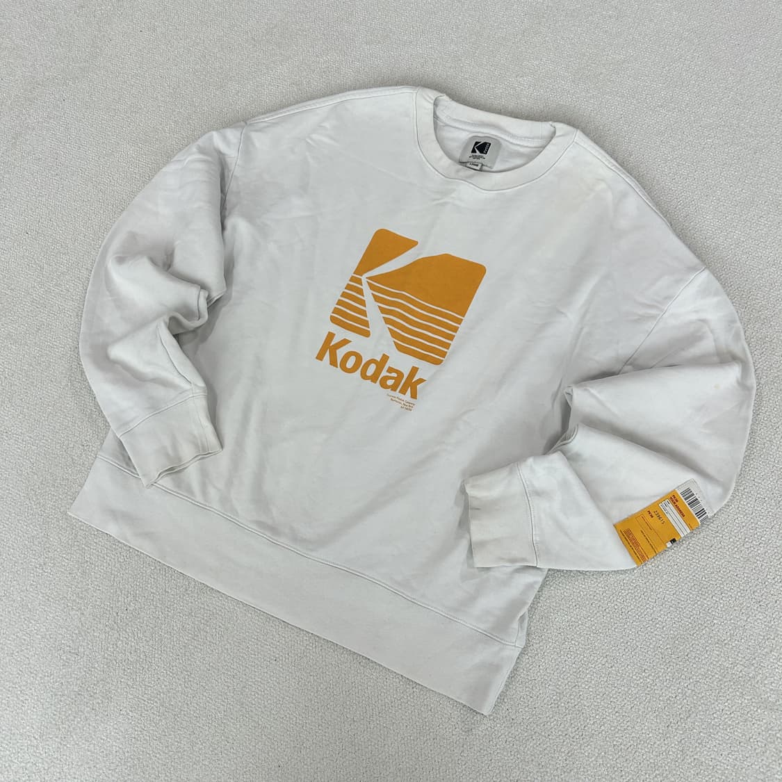 코닥 Kodak 맨투맨 화이트 L 상품이미지1