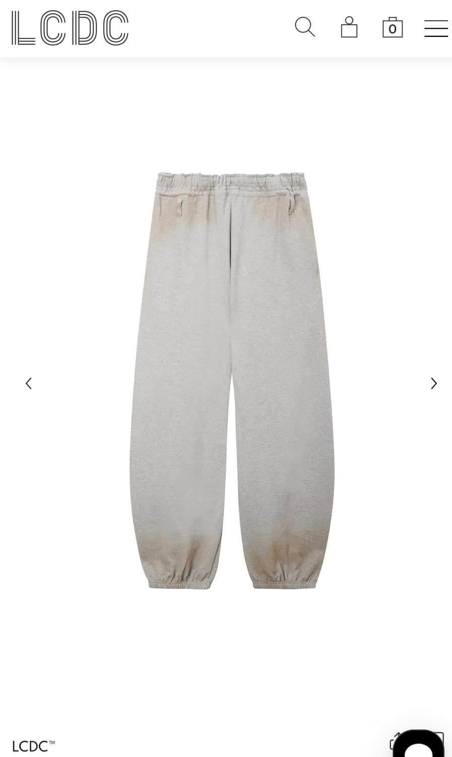 LCDC SPRAY WASHED PLEATS DETAIL TROUSERS 상품이미지5