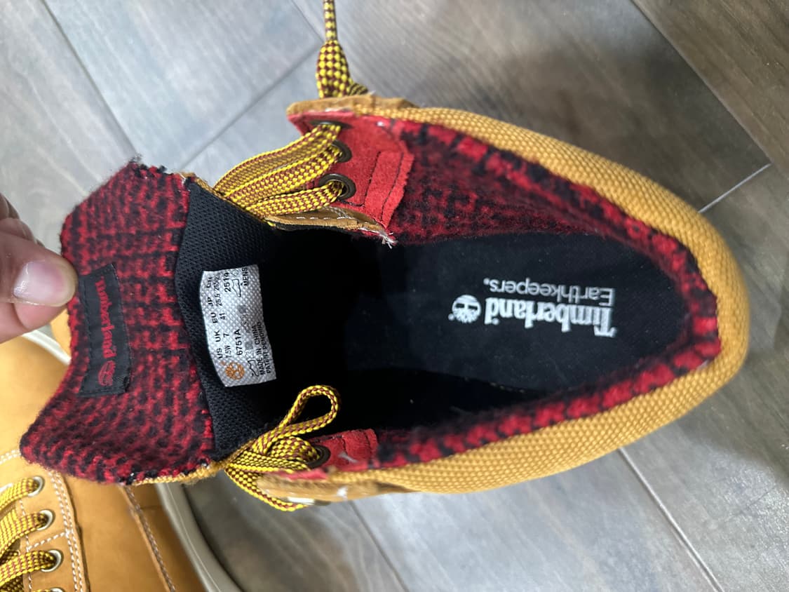 팀버랜드 누벅 하이탑 스니커즈 255 상품이미지3