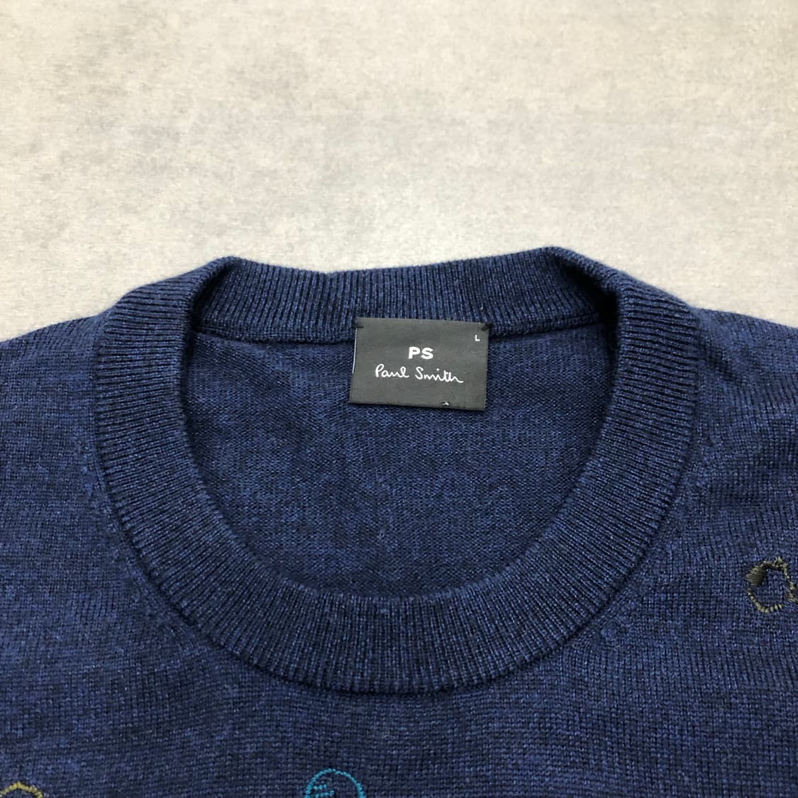 폴스미스 울100 자수 니트 스웨터 L 상품이미지2