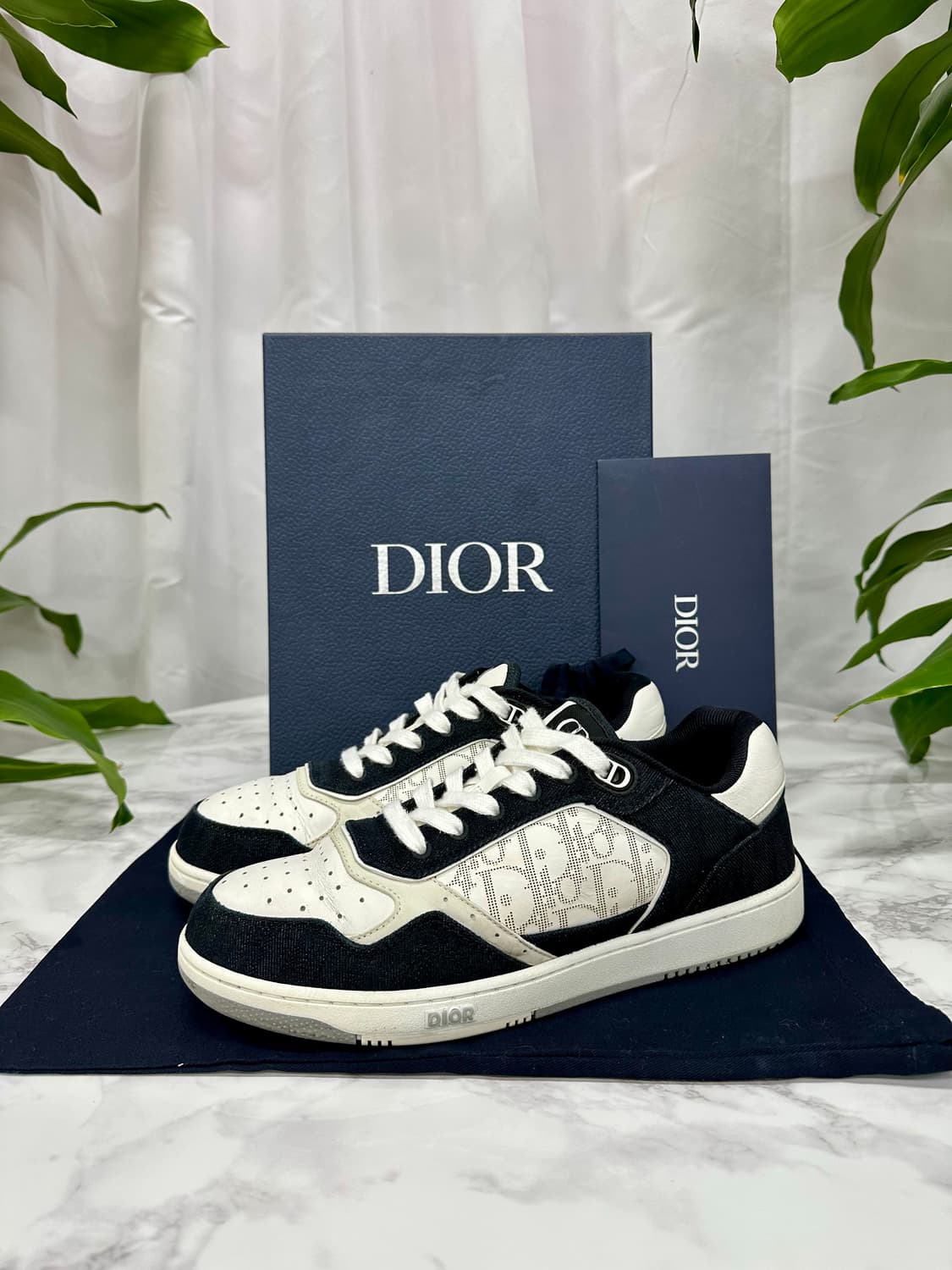 [풀구성] 디올 B27 로우탑 스니커즈 블랙 상품이미지2