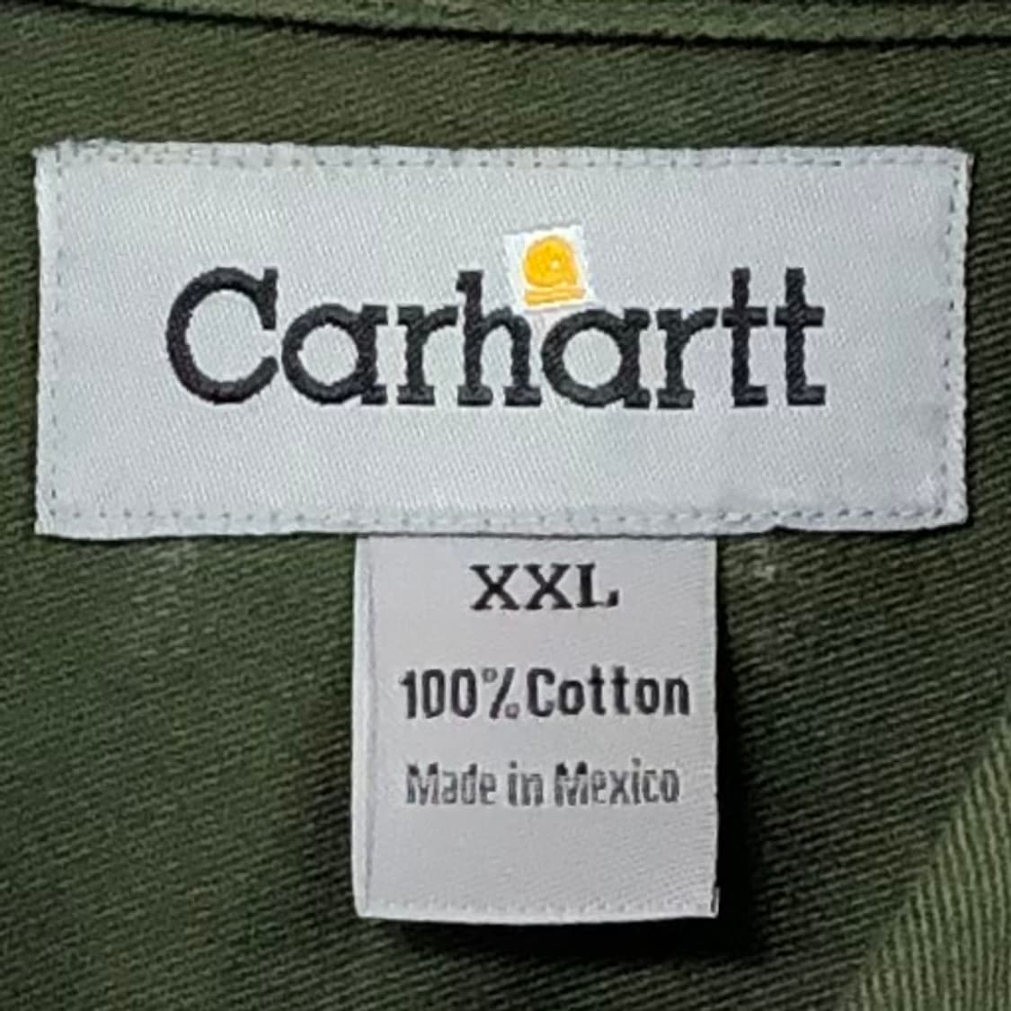 Xxl 칼하트 카키 워크 빅셔츠 상품이미지3