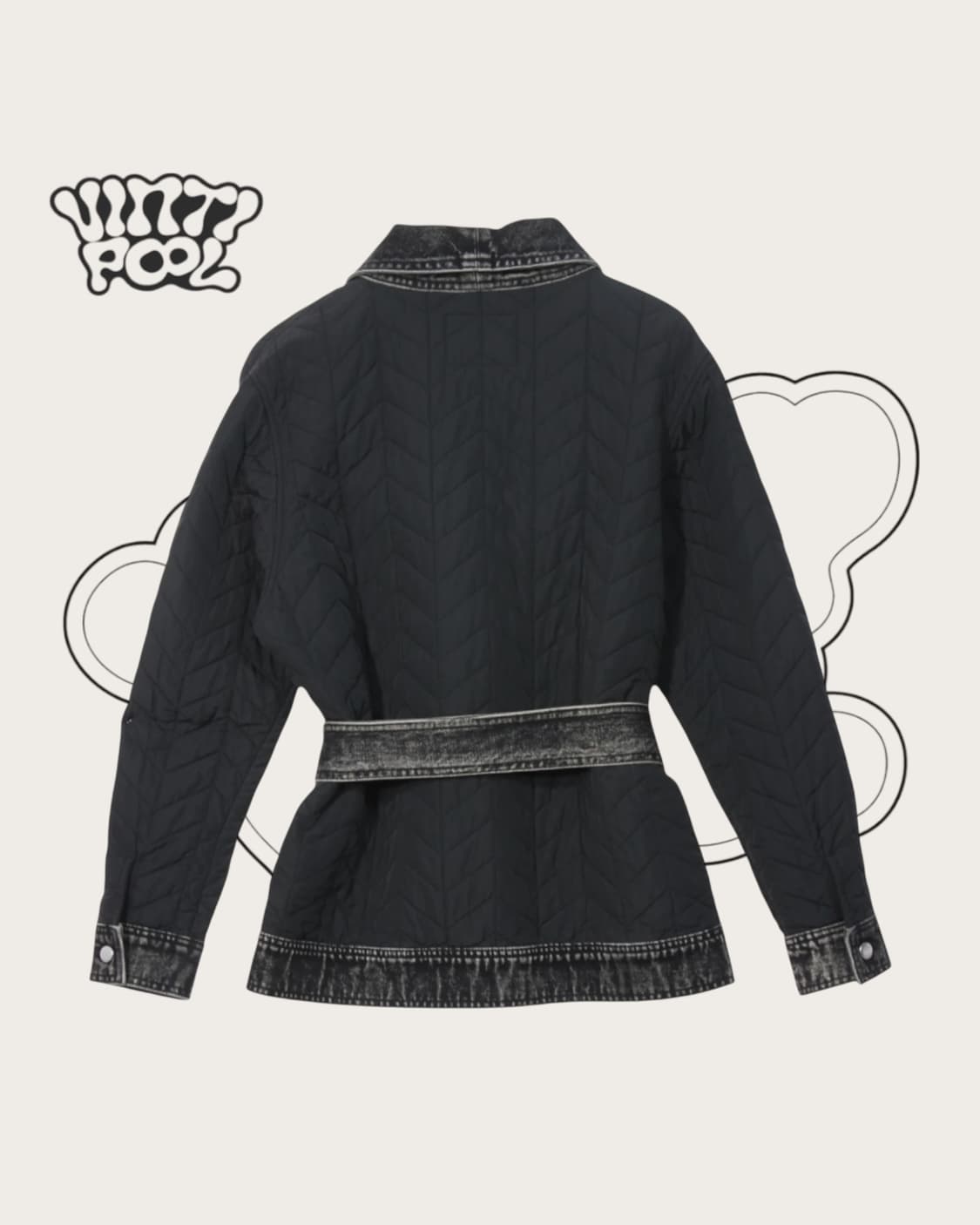 maje 마쥬 벨티드 퀄팅 자켓 36사이즈 55 상품이미지2