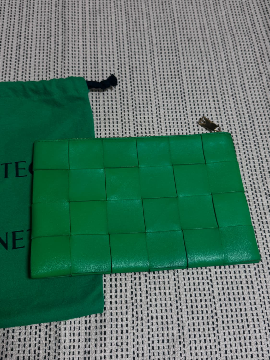 보테가베네타 클러치 스몰 그린 상품이미지1