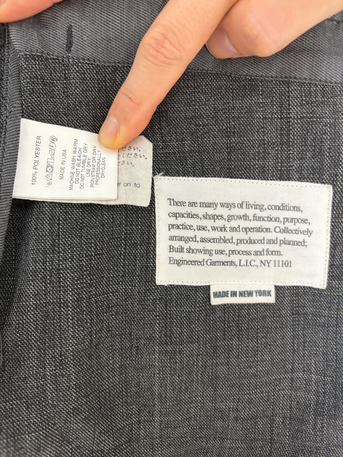 엔지니어드 가먼츠 로이터 자켓 상품이미지3