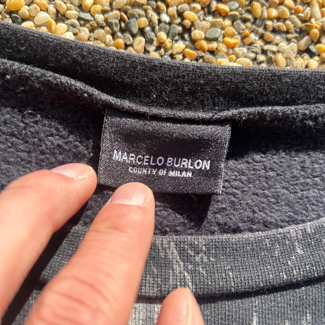 마르셀로불론 블랙 스웻셔츠  상품이미지6