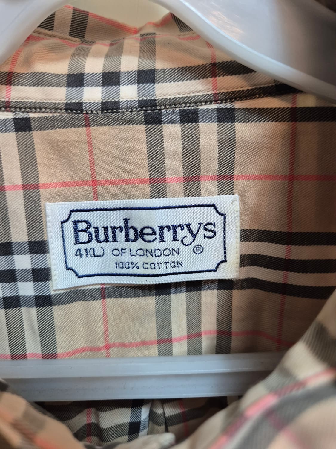 버버리 체크 셔츠 상품이미지10