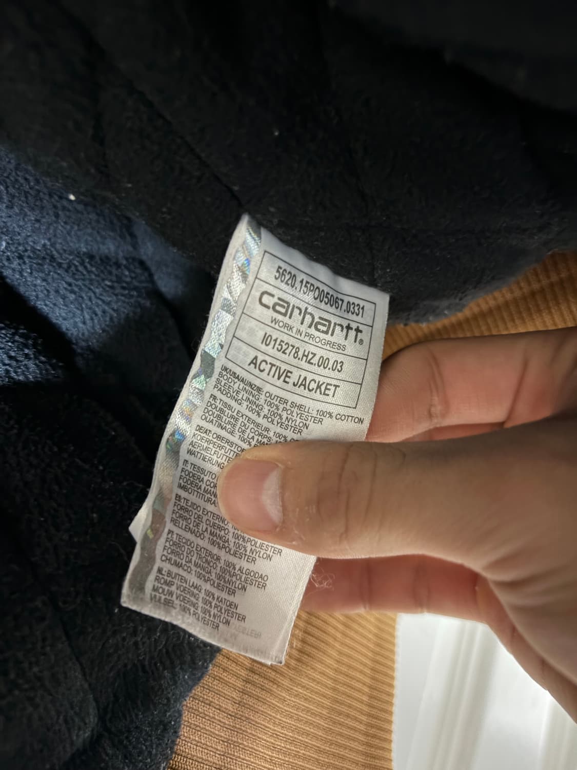 칼하트 엑티브자켓 xl 상품이미지3