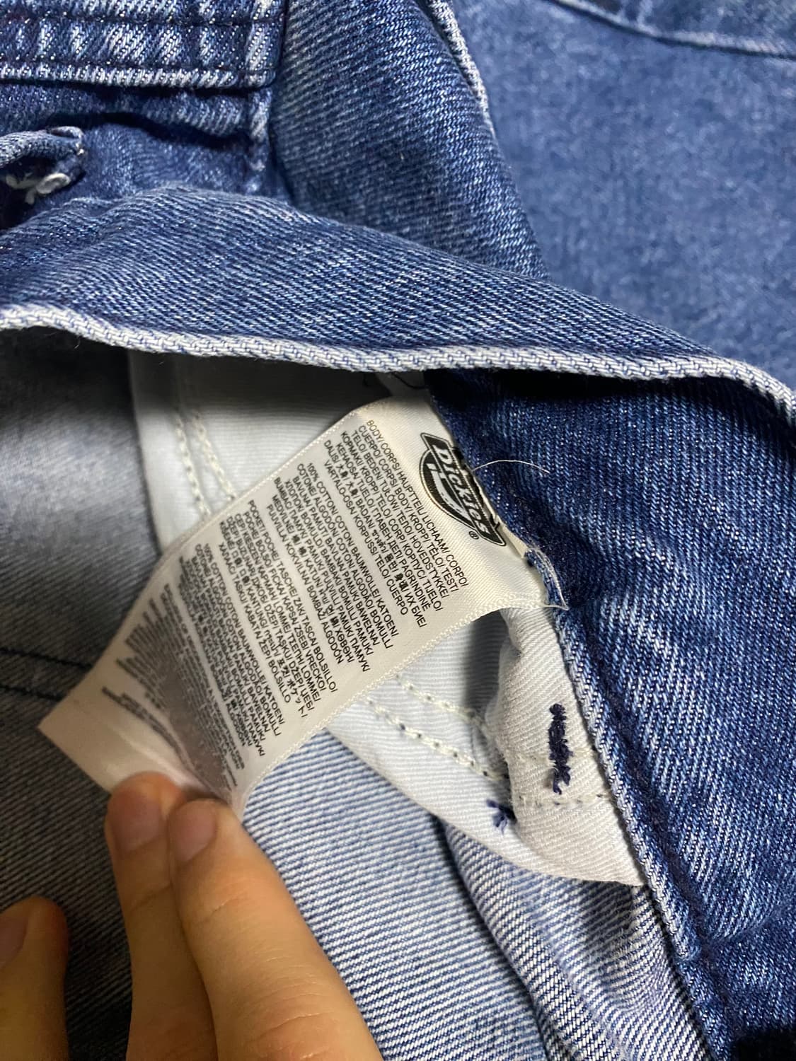 디키즈 더블니 85283 루즈핏 데님팬츠 워크팬츠 38 상품이미지4