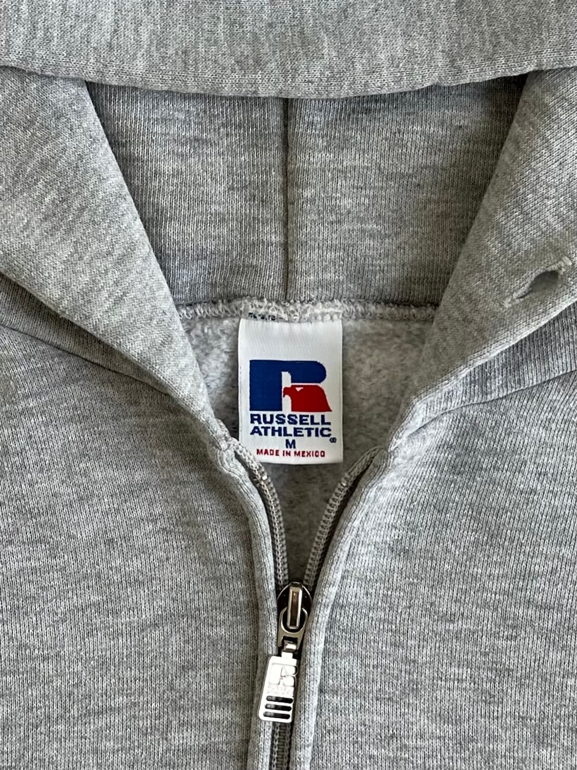 90s 빈티지 러셀 후드집업 그레이 M 상품이미지6