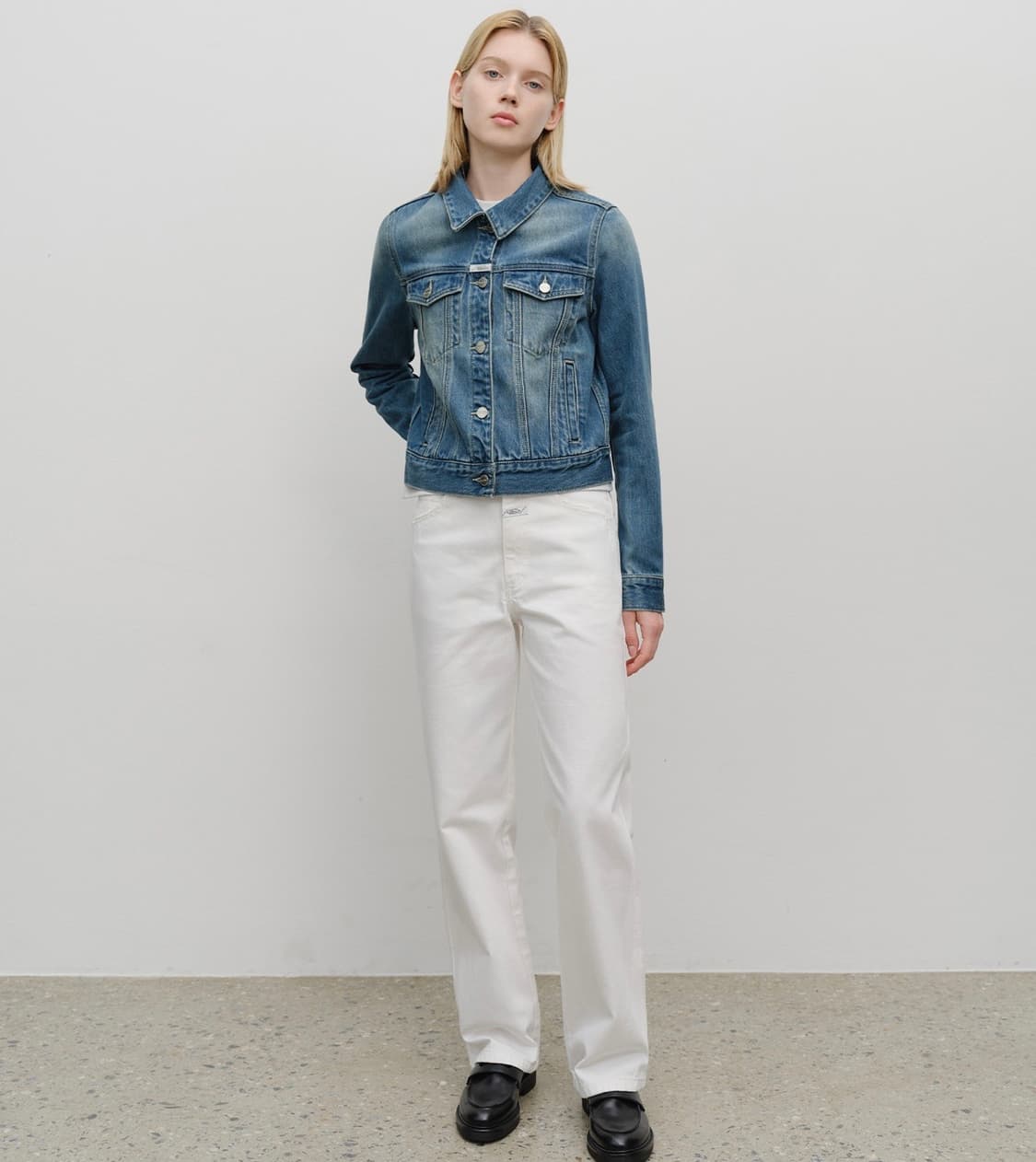 마리떼 데님 자켓W DENIMTRUCKER JACKET 상품이미지2