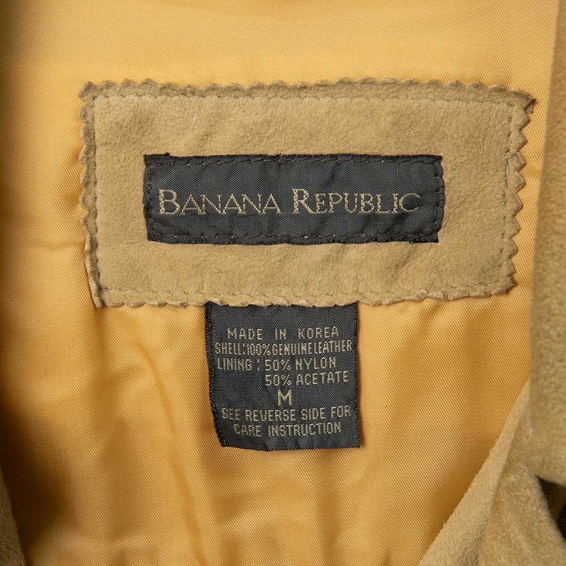 [115] 90s 바나나 리퍼블릭 누벅 레더 커버올  상품이미지6