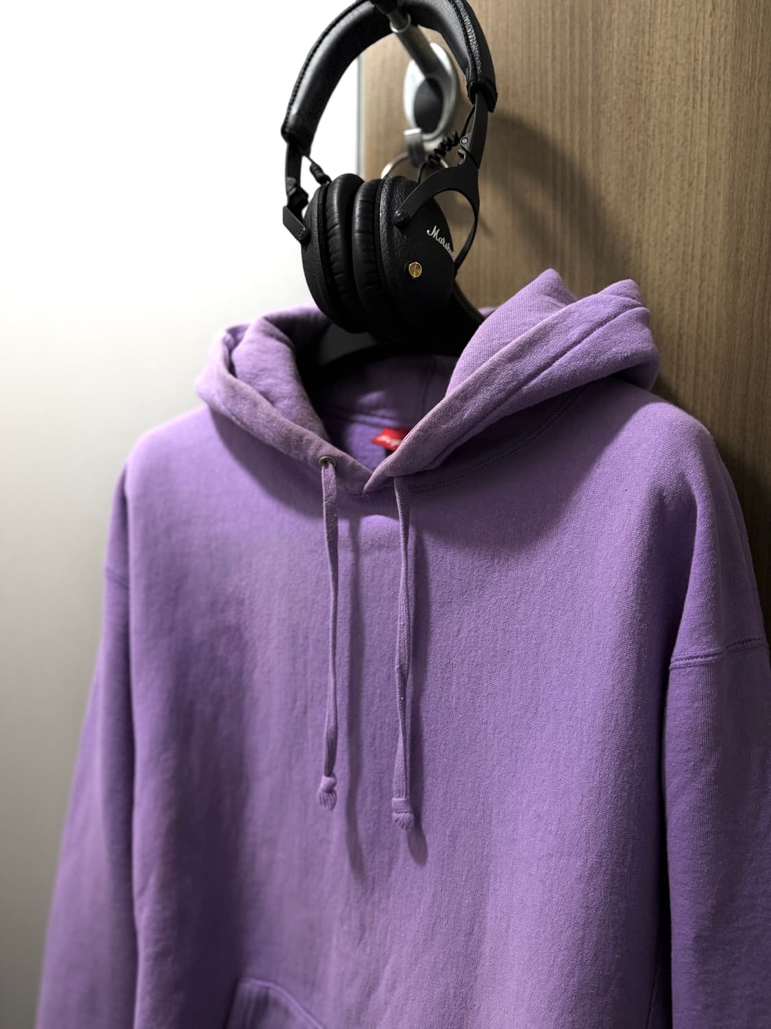 슈프림 [정품] 스터드 (시세 52만) 후드티 로고 퍼플 L(105 상품이미지4