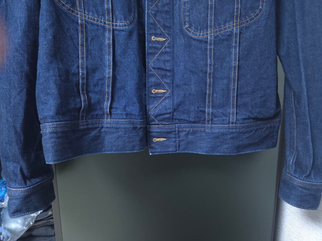 LEE 101J 50's 모델 복각 데님 라이더 재킷 XL사이즈 상품이미지3