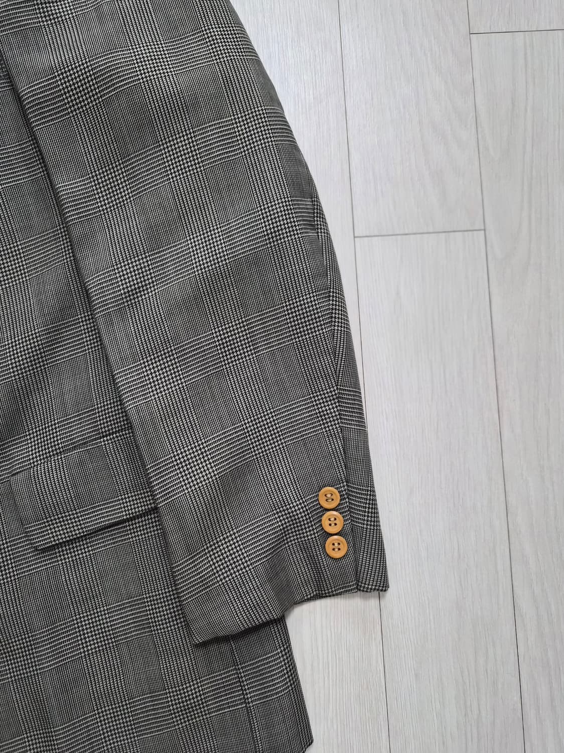 모스키노 체크 울 자켓 JAPAN 상품이미지2