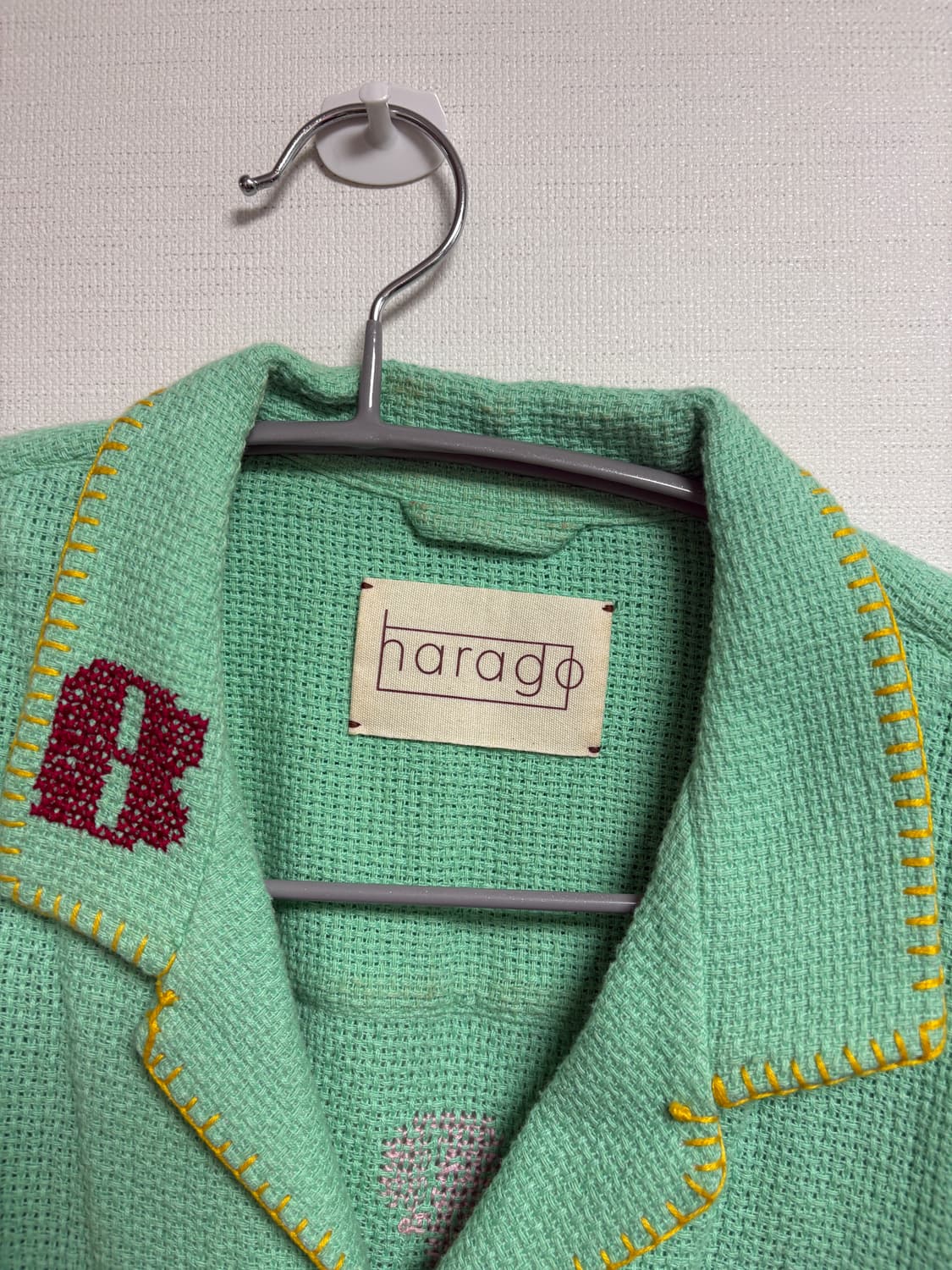 Harago 니트 반팔 셔츠 상품이미지3