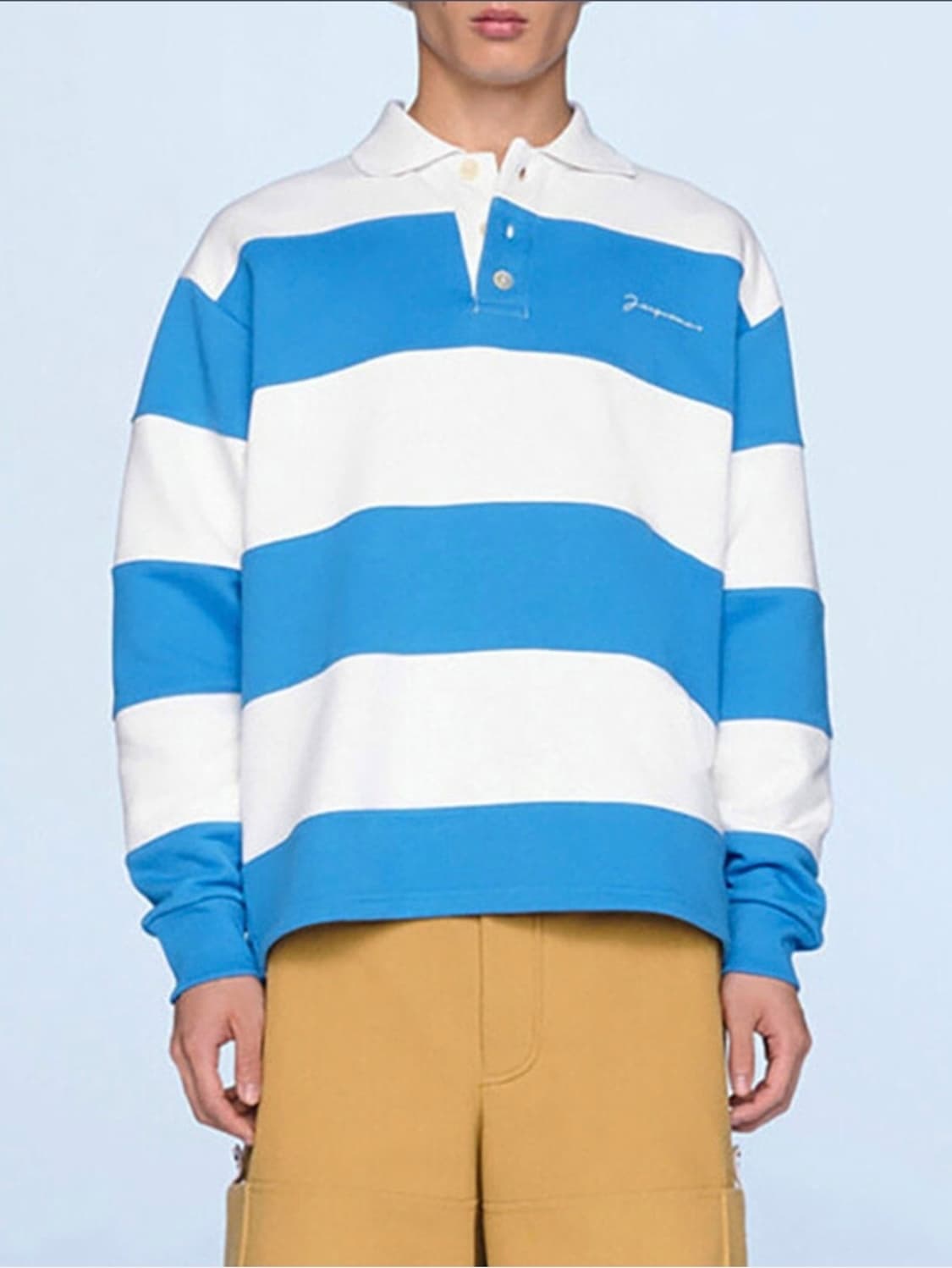 Jacquemus 스트라이프 럭비 폴로티 M 상품이미지2