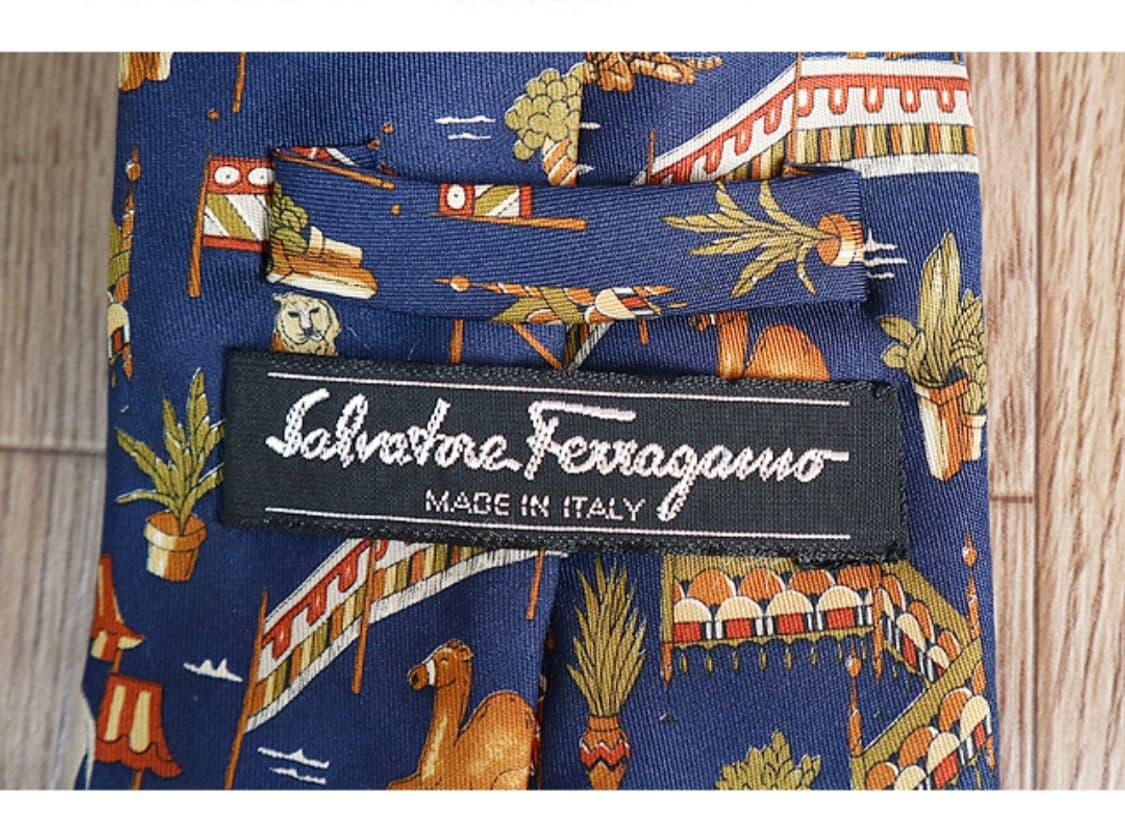 이태리산 SALVATORE FERRAGAMO 페레가모 실크100% 넥타이 상품이미지9
