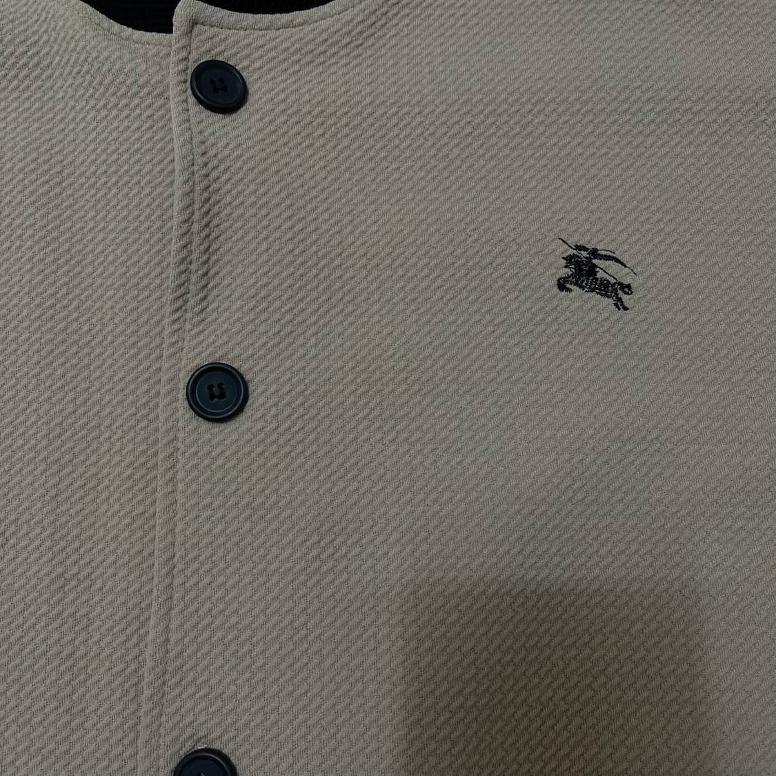 버버리 브릿 Burberry 여성 기마로고 시어서커 버튼업 가디건 XL 상품이미지5