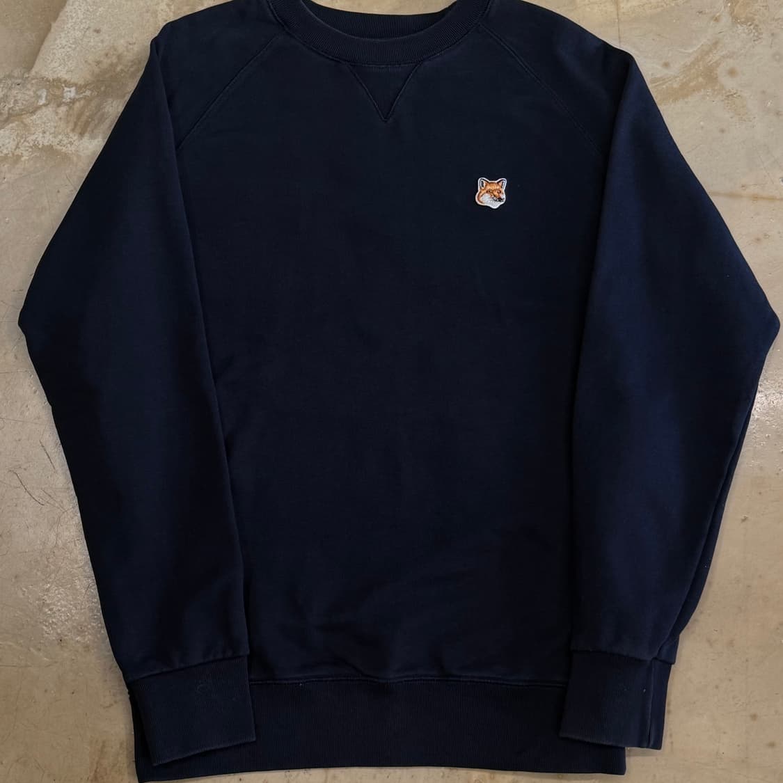 🫶🏻 메종키츠네 폭스헤드 패치 네이비 맨투맨🫶🏻 상품이미지1