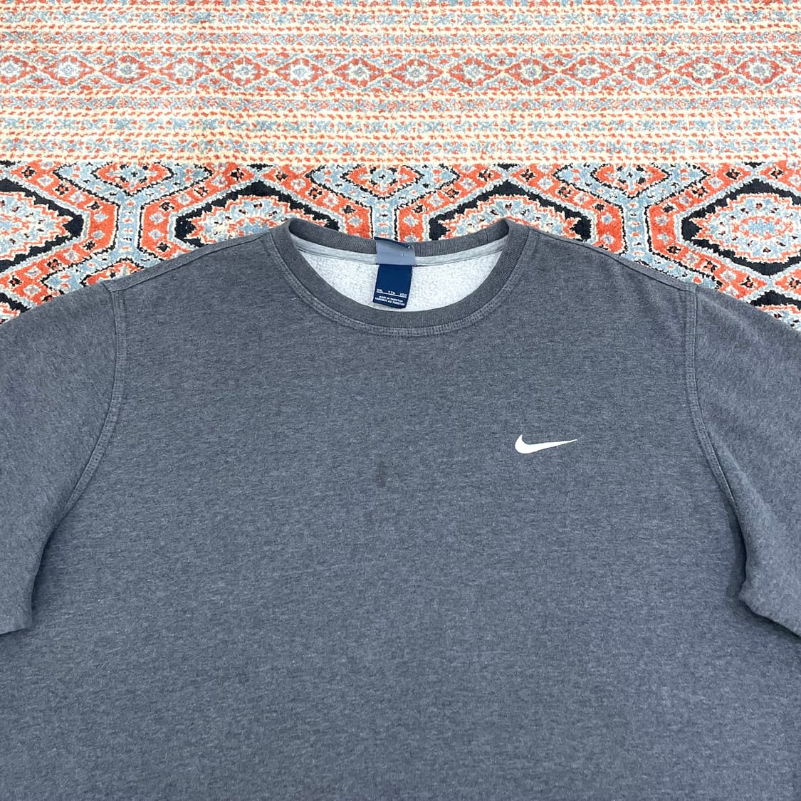 나이키 스우시로고 차콜 기모 오버핏 맨투맨 남성XXL 상품이미지2