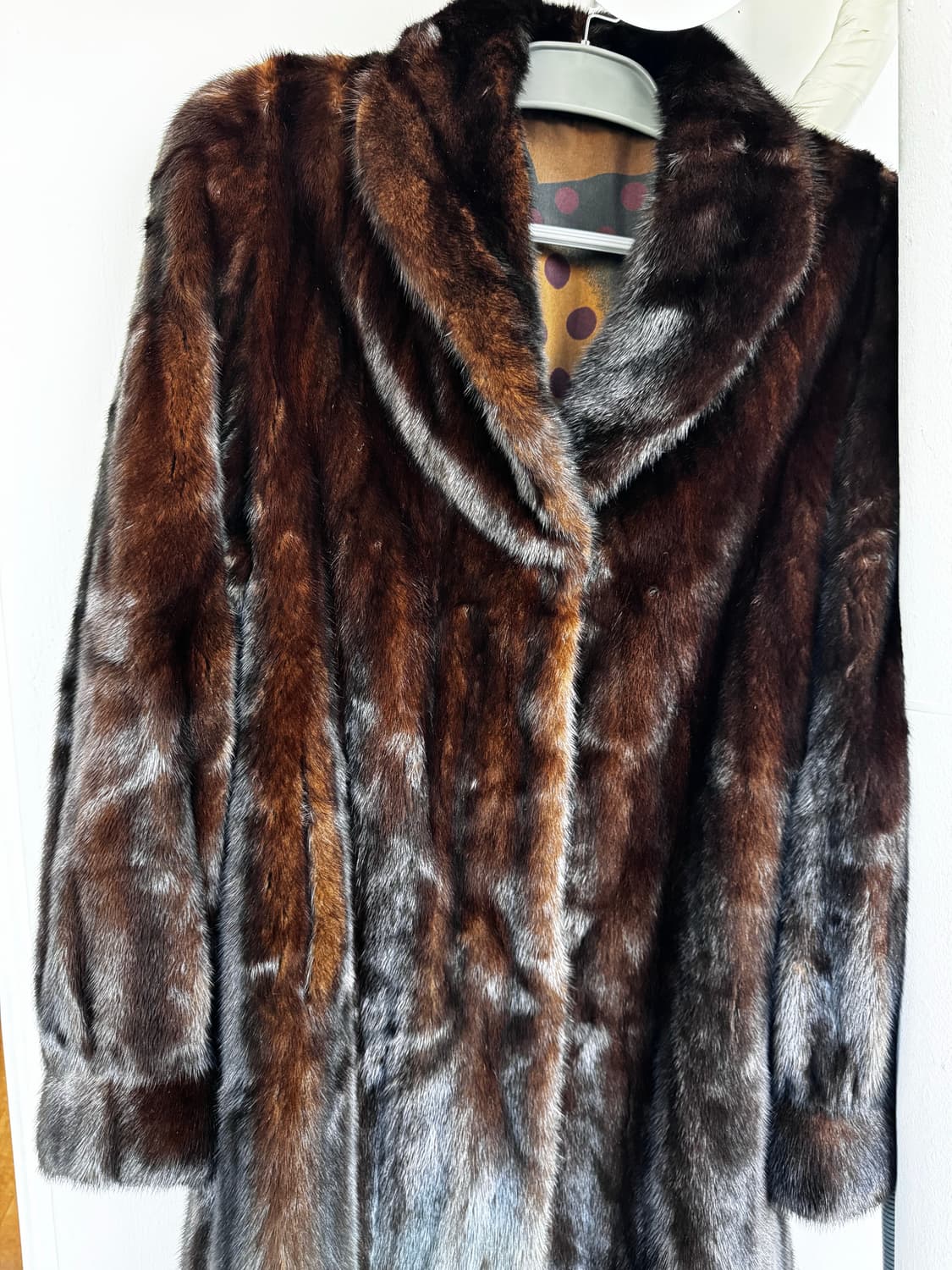 사가밍크 풀스킨 롱 밍크 코트 상품이미지2