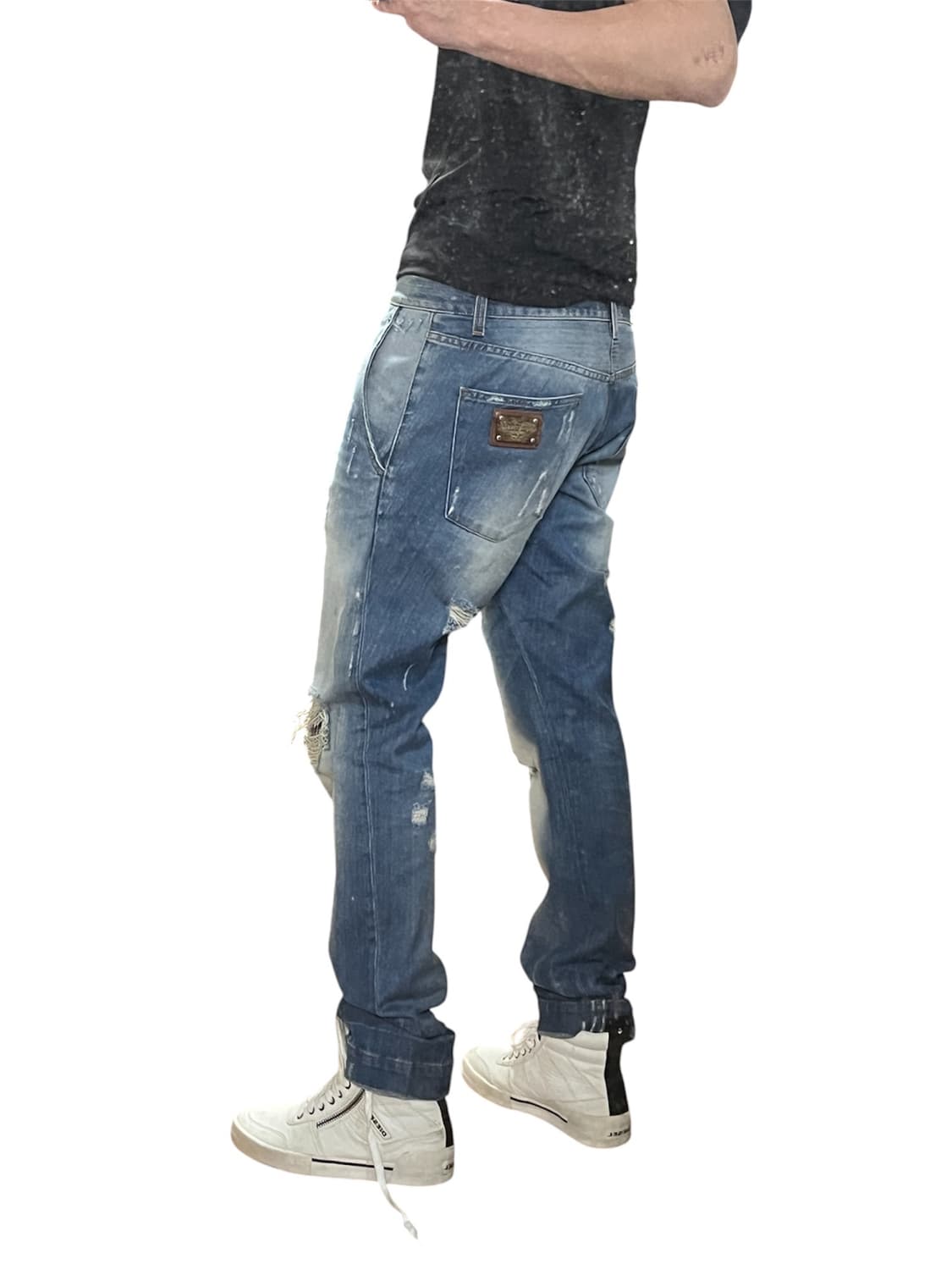 Dolce & Gabbana 14 디스트로이드 데님 팬츠 상품이미지1