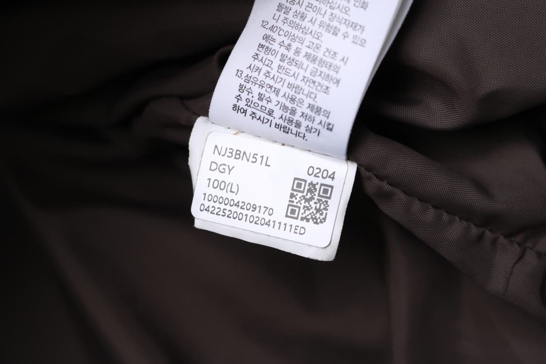 [L] 노스페이스 화이트라벨 닐턴 자켓 (다크 그레이) 상품이미지8