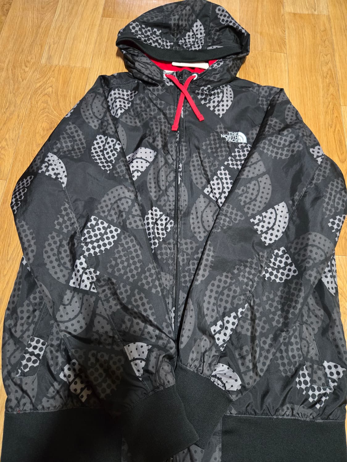 노스페이스 시그니처 패턴 방풍 바람막이 점퍼 상품이미지2