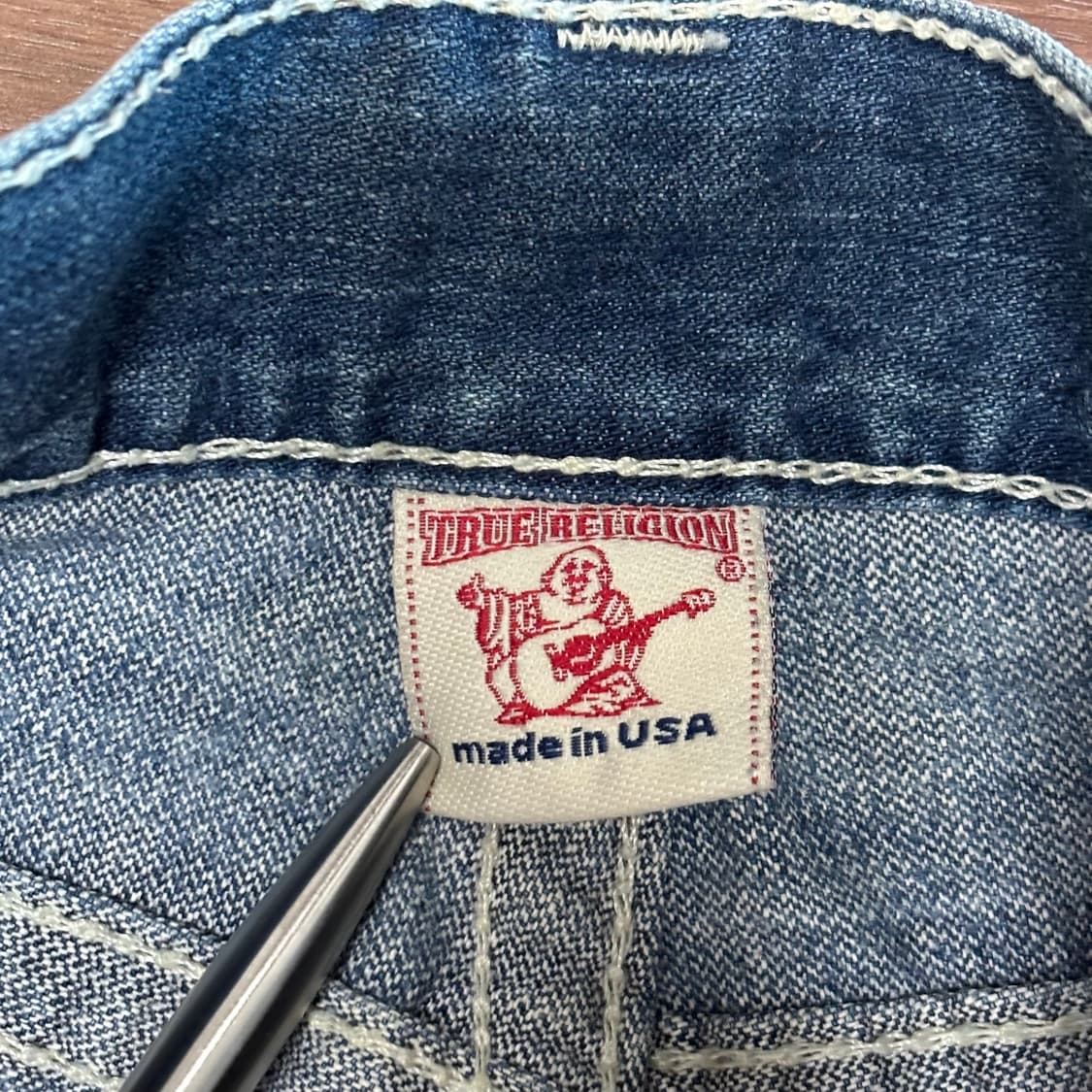 미제 og 트루 릴리전 릴리젼 조이 빅 티 플레어 부츠컷 데님 팬츠 34 상품이미지5