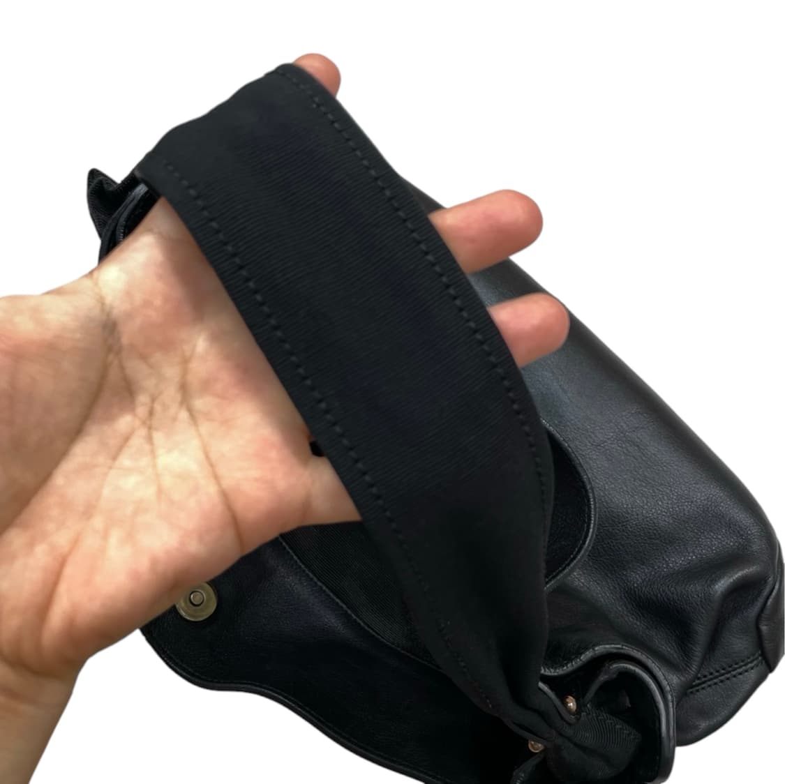 살바토레페라가모 블랙 빈티지 레더 토트백 숄더백 상품이미지10