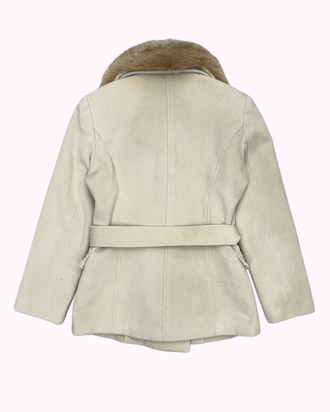 ANNA LUNA angora wool belted foxfur coat 상품이미지4