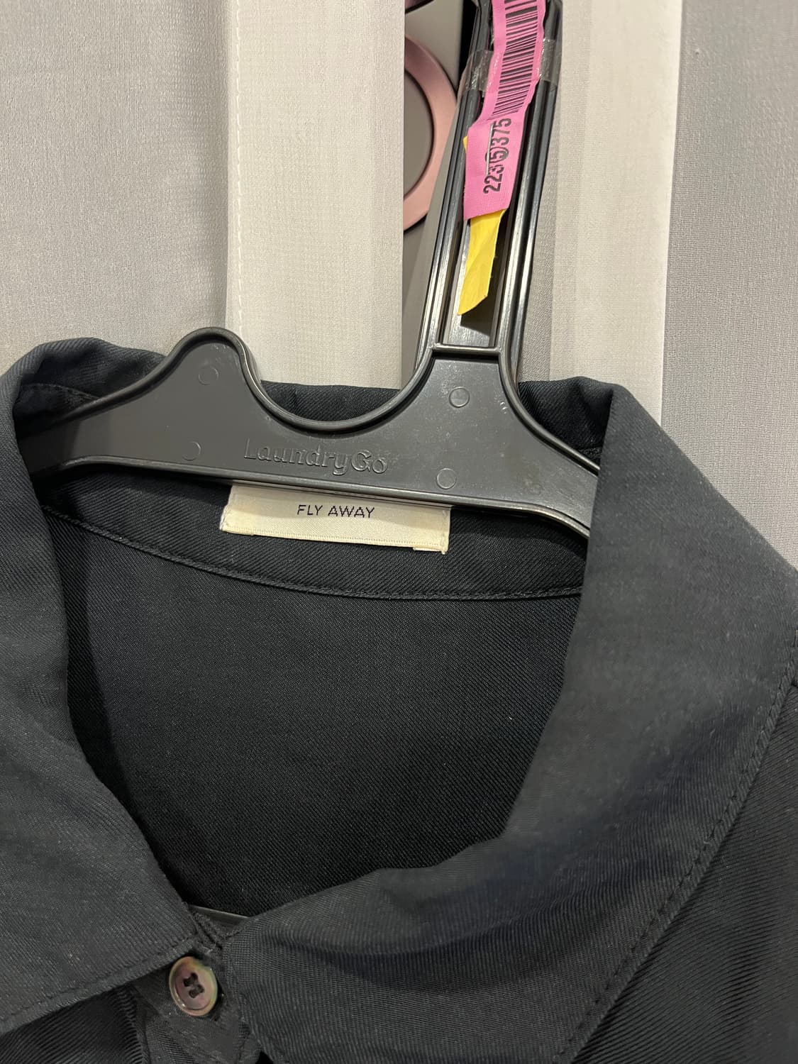 제평) 플라이어웨이 비스코스 셔츠 블랙 상품이미지2