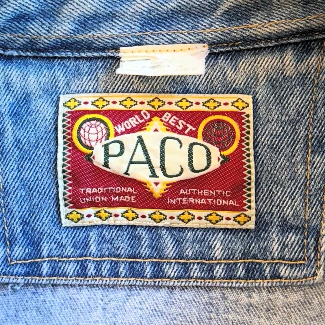 90’s 미국 PACO 리워크 데님 셔츠  상품이미지6