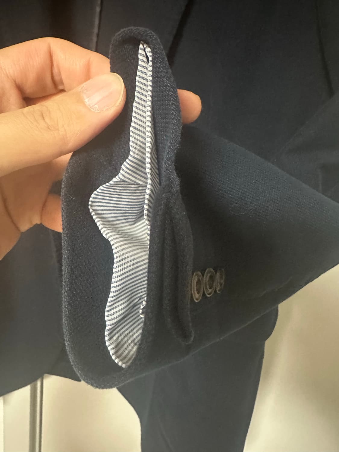 빈폴 코튼 블레이저 자켓 (다크네이비) 110사이즈 판매 상품이미지4