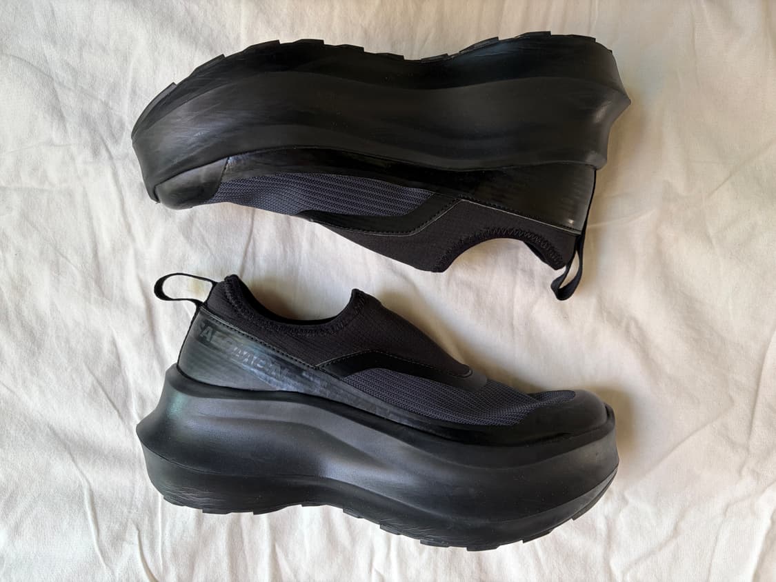 살로몬 x 꼼데가르송 슬립온 플랫폼 블랙  CDG x SALOMON Sl 상품이미지5