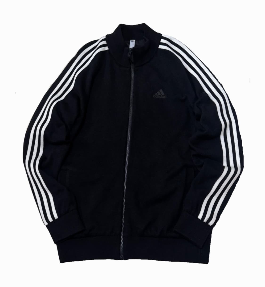 아디다스 블랙 니트 져지 집업  상품이미지3