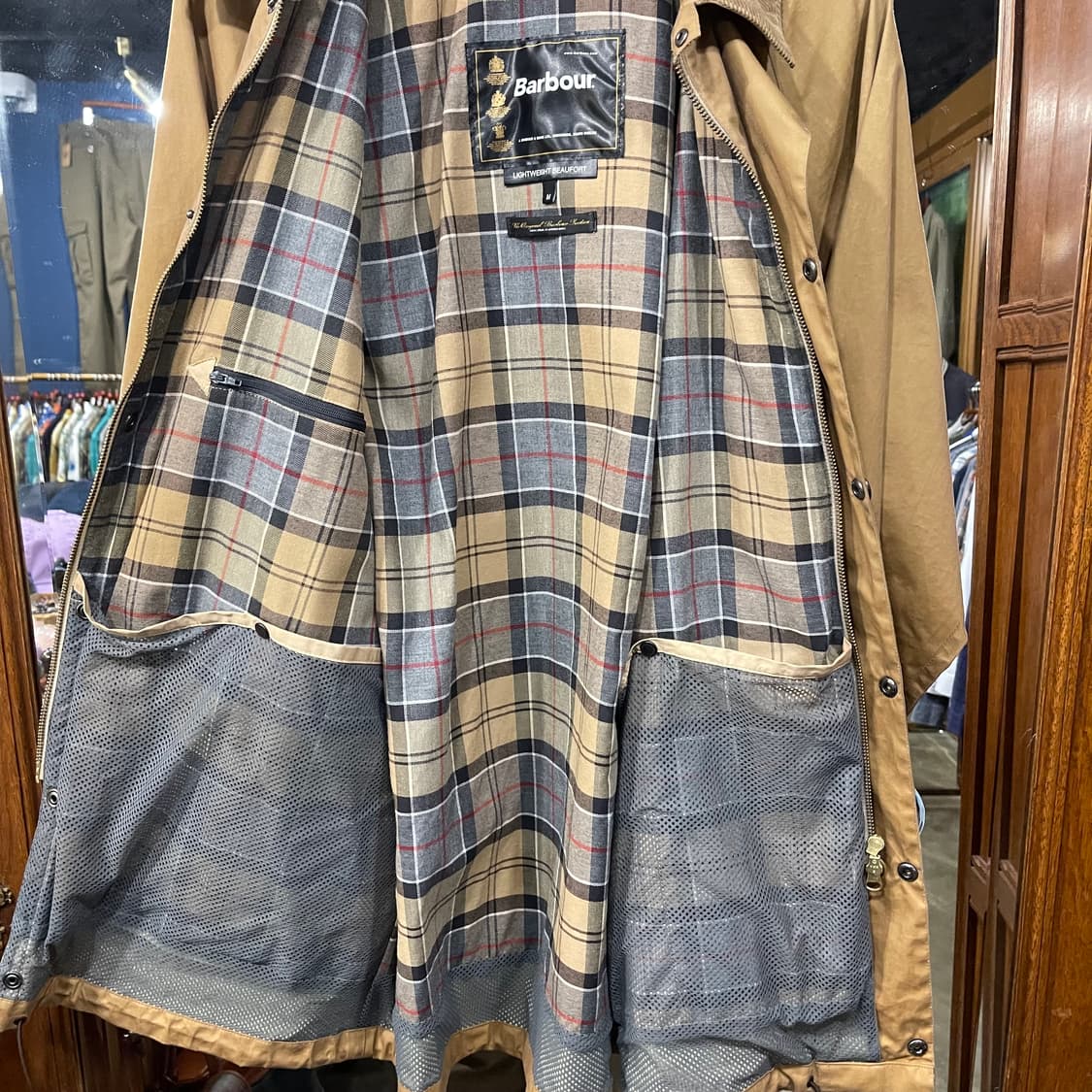 바버 LIGHTWEIGHT BEAUFORT 뷰포트 상품이미지5