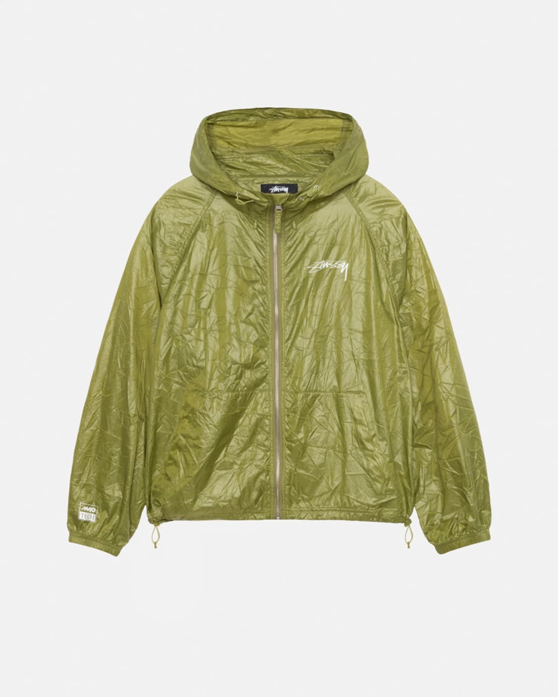 스투시 비치쉘 링클 나일론 바람막이 리자드 s 상품이미지2