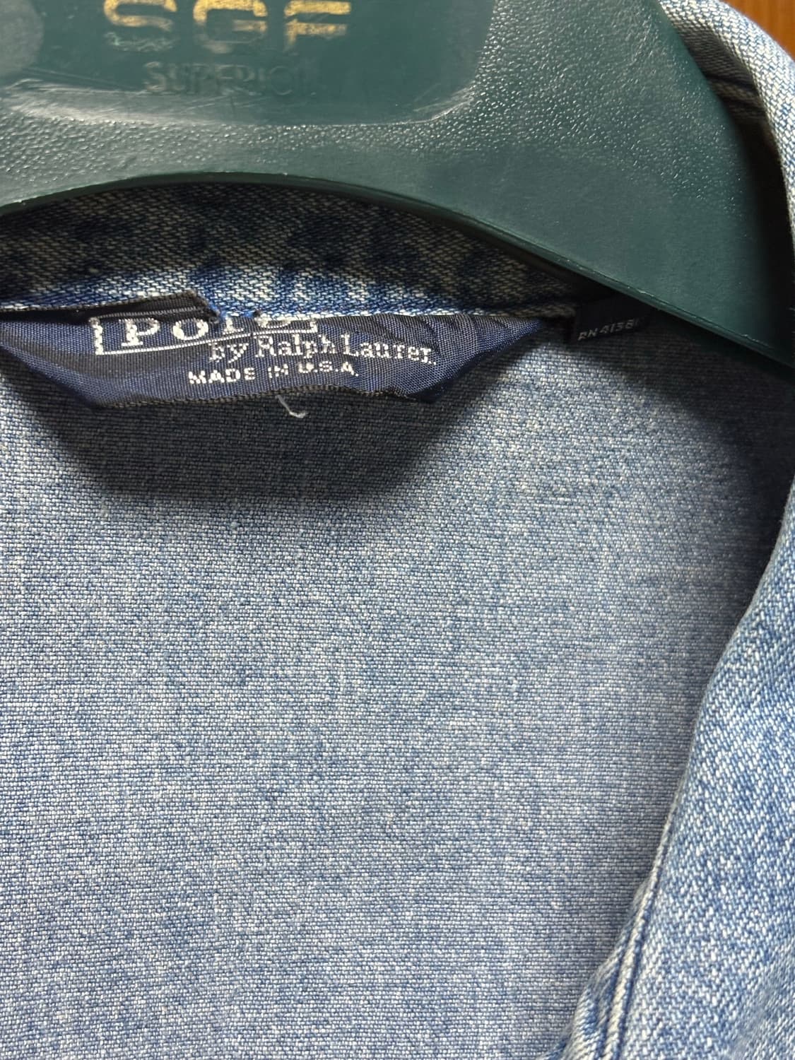 폴로 90‘s 데님 스윙탑 블루종 상품이미지4