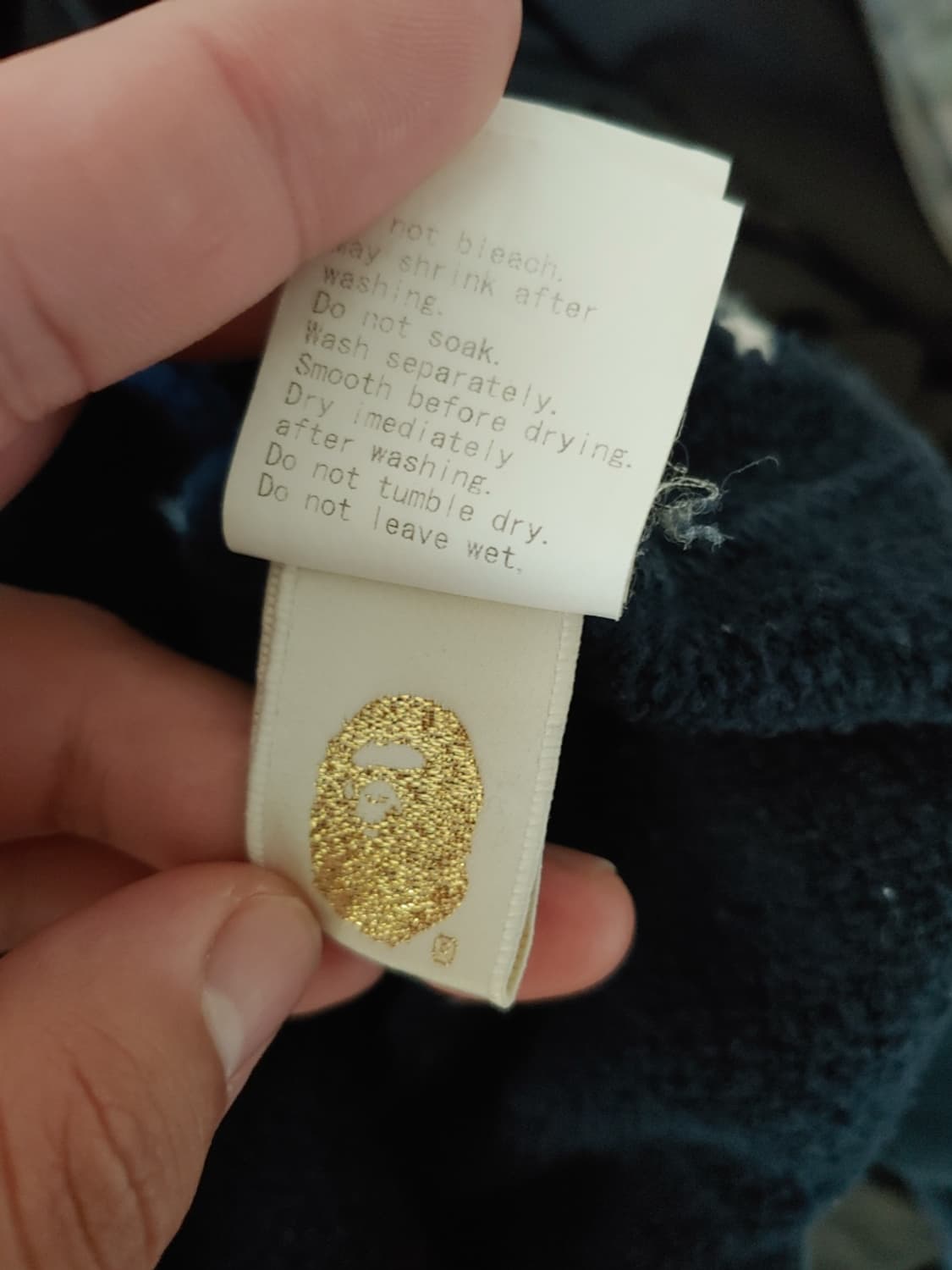 [XL] 베이프 베이프스타 자수 맨투맨 상품이미지6