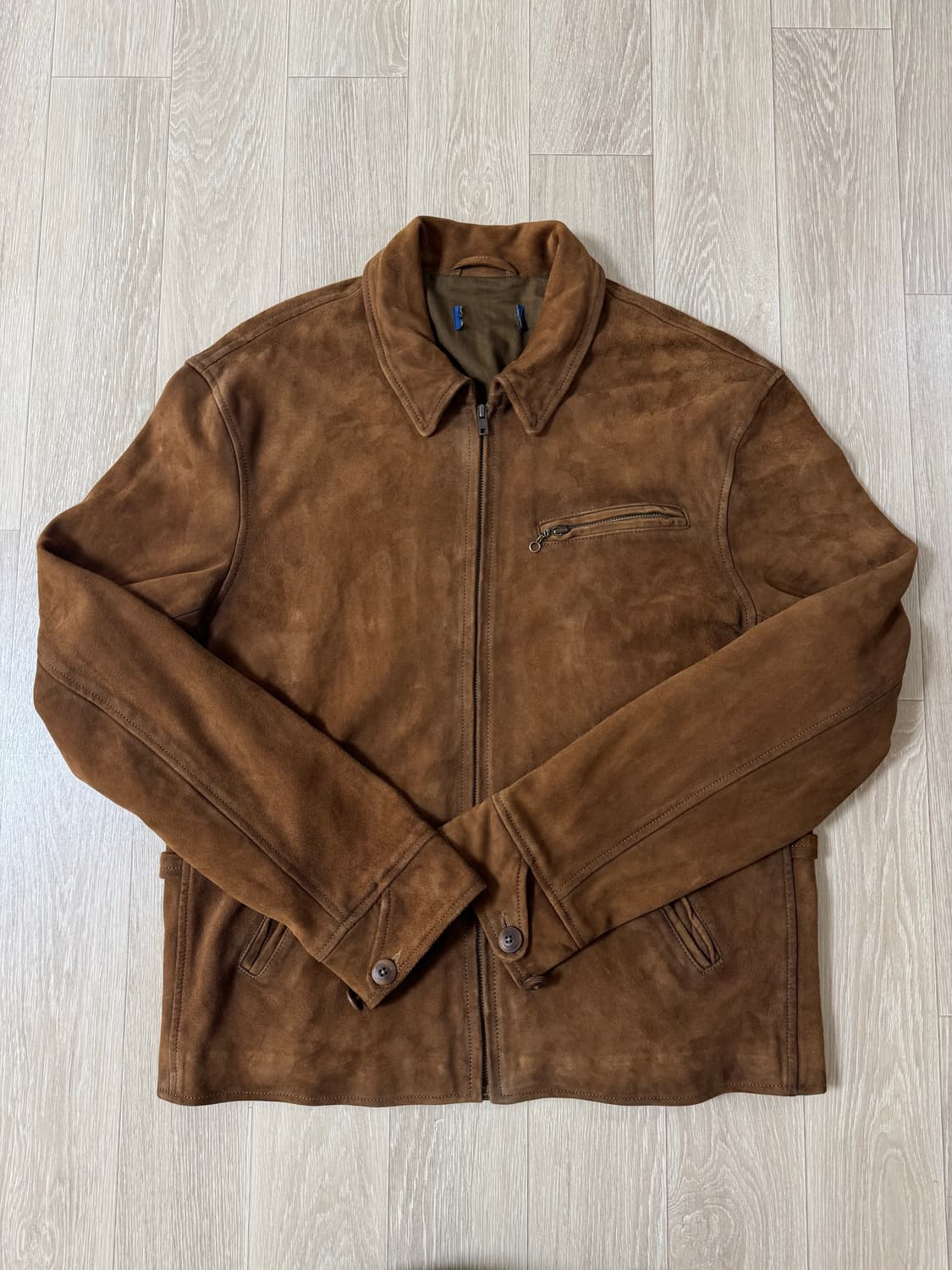 폴로 랄프로렌 러프아웃 뉴스보이 고트 레더 가죽 자켓 / RRL맛 상품이미지1